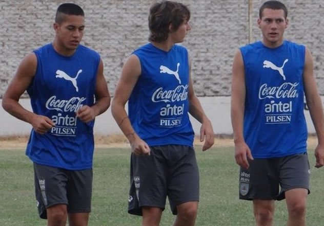 Guillermo Varela, Jim Varela y Sebastián Cristóforo. Foto: Sitio Oficial.