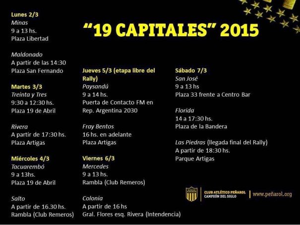 19 Capitales 2015